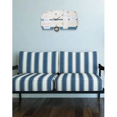 ZEGAR ŚCIENNY ROULOTTE 79X3,50X46,50 cm